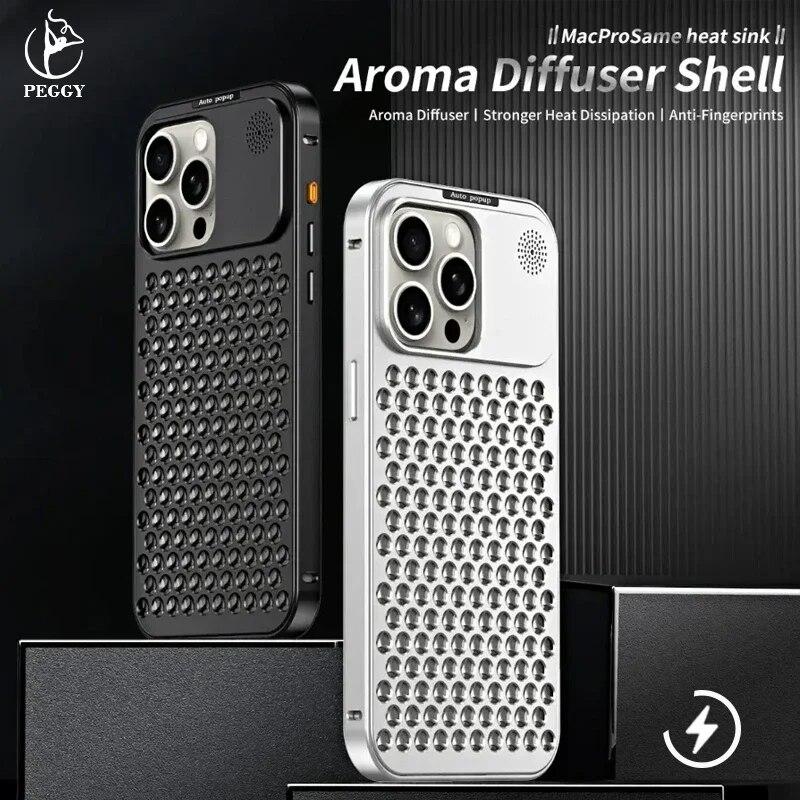Чехол для телефона из алюминиевого сплава с рассеиванием тепла для IPhone 13 14 15 12 Pro Max 15 Plus, диффузор аромата, металлический корпус, противоударный чехол For iPhone 12 ProMax чёрный
Чехол для телефона из алюминиевого сплава с рассеиванием тепла для IPhone 13 14 15 12 Pro Max 15 Plus, диффузор аромата, металлический корпус, противоударный чехол For iPhone 12 ProMax чёрный