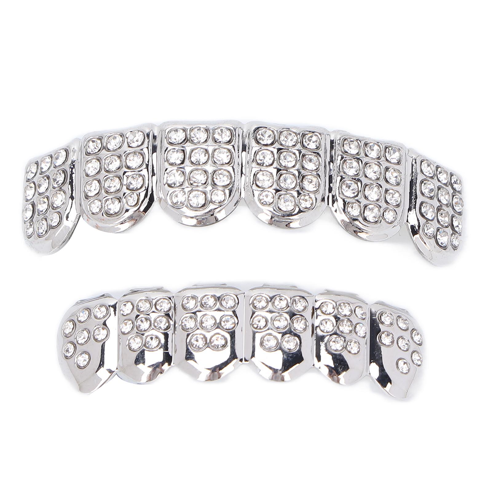 Hip Hop Teeth Brace Set Fashionable Alloy Teeth Decoration Jewelry for Halloween Party
Hip Hop Teeth Brace Set Fashionable Alloy Teeth Decoration Jewelry for Halloween Party