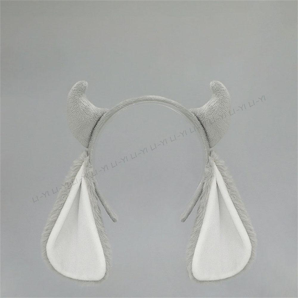 Lolita Fluffy Goat Horn & Ear Headband - Plush Animal Ear Hair Band For Carnival Cosplay, Kawaii Costume Accessories Party Props as show
Lolita Fluffy Goat Horn & Ear Headband - Plush Animal Ear Hair Band For Carnival Cosplay, Kawaii Costume Accessories Party Props as show