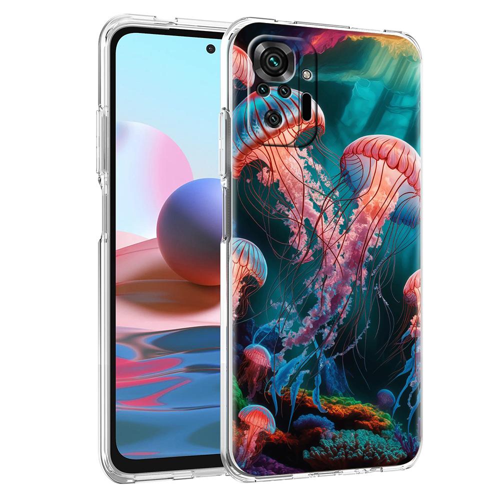 Прозрачный чехол для телефона для Redmi 14C 13C 10C 10 9 Note 13 12 11 K50 K40 Plus Pro 4G 5G Мягкий ТПУ Розовая Медуза Океанический Узор Note 13 Pro
Прозрачный чехол для телефона для Redmi 14C 13C 10C 10 9 Note 13 12 11 K50 K40 Plus Pro 4G 5G Мягкий ТПУ Розовая Медуза Океанический Узор Note 13 Pro