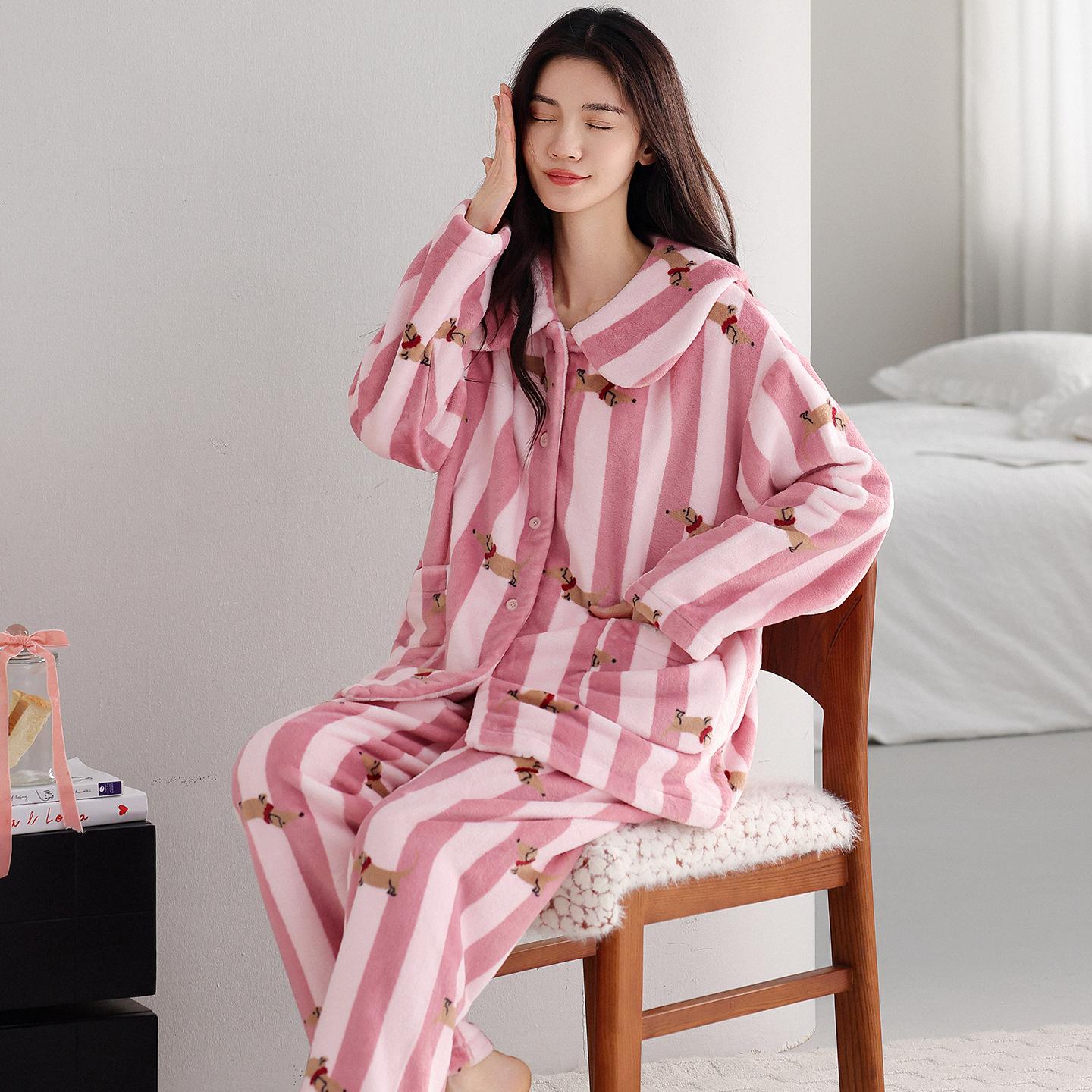 Фланелевая пижама женская осенне-зимняя флисовая утолщенная коралловый флис домашняя одежда можно носить на улице теплый костюм 2XL
Фланелевая пижама женская осенне-зимняя флисовая утолщенная коралловый флис домашняя одежда можно носить на улице теплый костюм 2XL