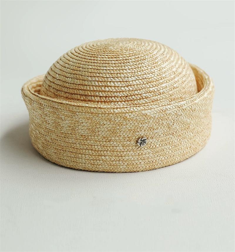 202604-luyi ins chic summer fine straw fashion flower button beret hat men women Leisure painter hat head size 57cm
202604-luyi ins chic summer fine straw fashion flower button beret hat men women Leisure painter hat head size 57cm