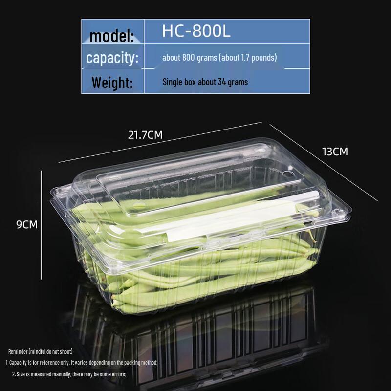 Disposable Plastic Takeaway Containers, 50-Pack
Disposable Plastic Takeaway Containers, 50-Pack