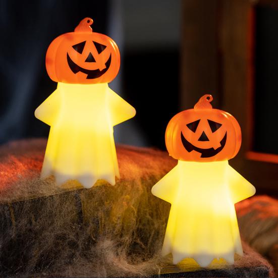 Halloween Pumpkin Ghost Night Light Battery Operated Ghost Lamp with Pumpkin Head Decorative Bedside Lamp for Home Dorm Decor 1pc
Halloween Pumpkin Ghost Night Light Battery Operated Ghost Lamp with Pumpkin Head Decorative Bedside Lamp for Home Dorm Decor 1pc