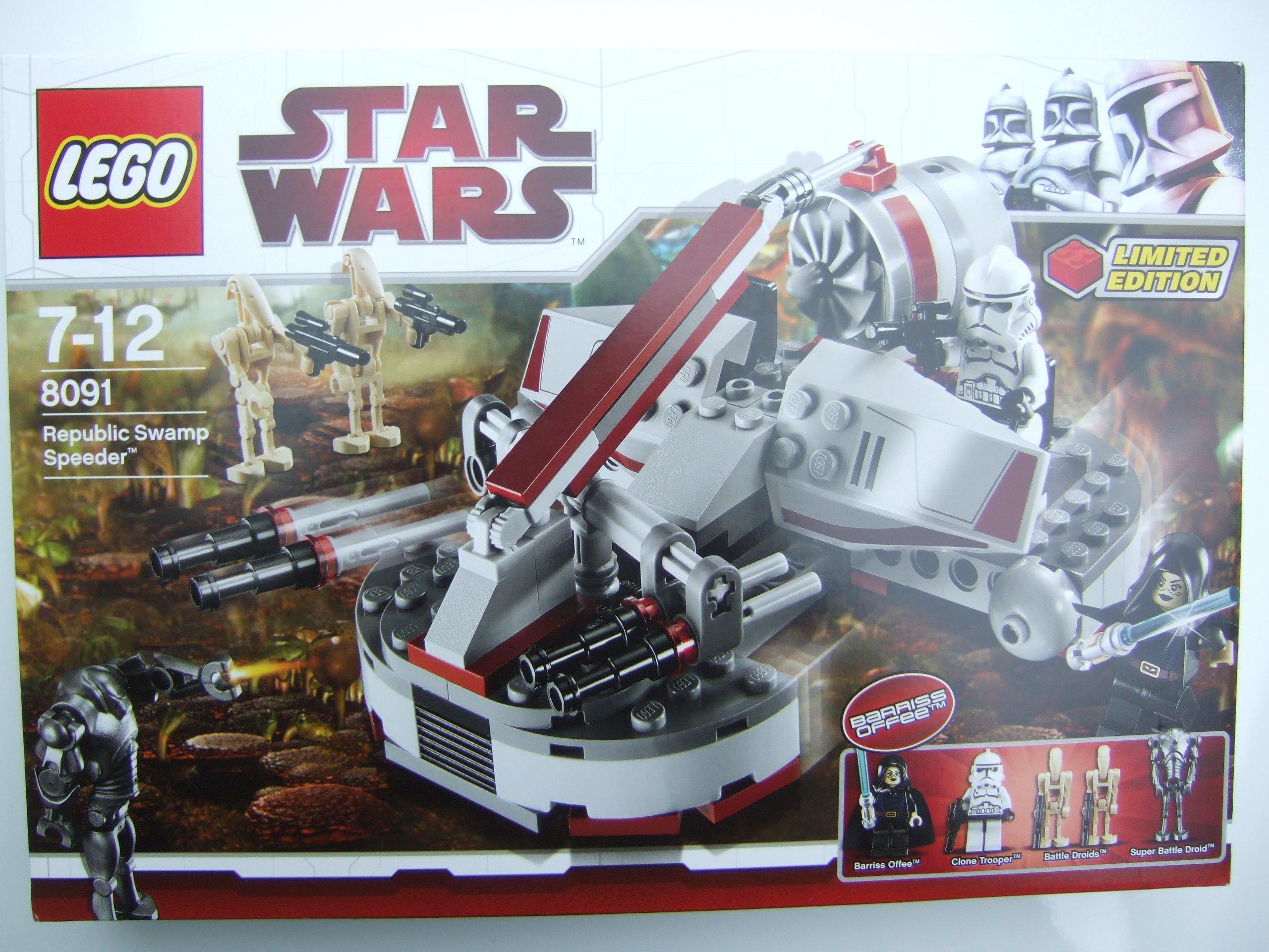 Набор LEGO Star Wars № 8091 Республиканский болотный спидер
Набор LEGO Star Wars № 8091 Республиканский болотный спидер