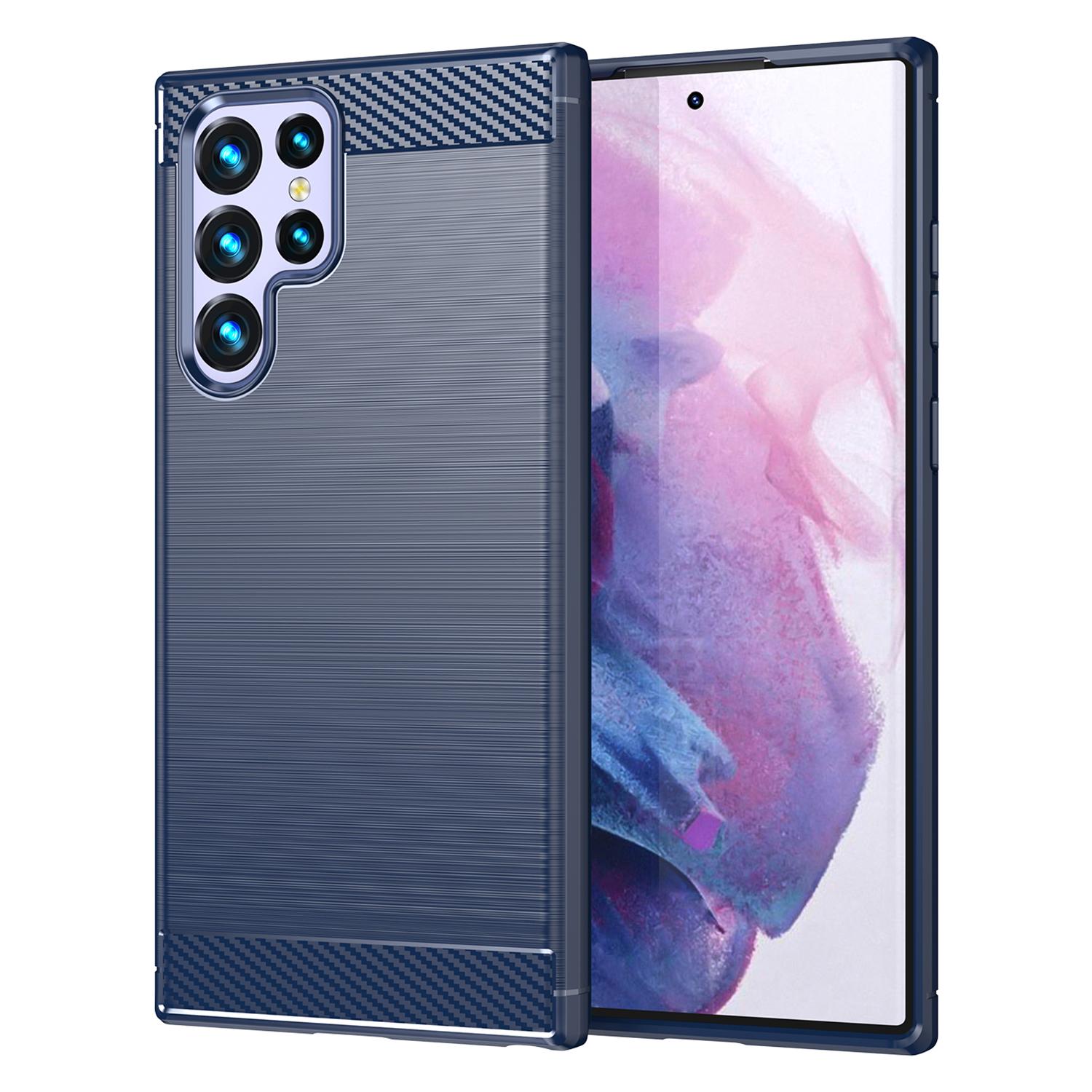 Для Samsung Galaxy S23 Ultra Чехол для телефона с текстурой углеродного волокна, устойчивый к царапинам, Матовый гибкий ТПУ чехол на заднюю панель Blue
Для Samsung Galaxy S23 Ultra Чехол для телефона с текстурой углеродного волокна, устойчивый к царапинам, Матовый гибкий ТПУ чехол на заднюю панель Blue