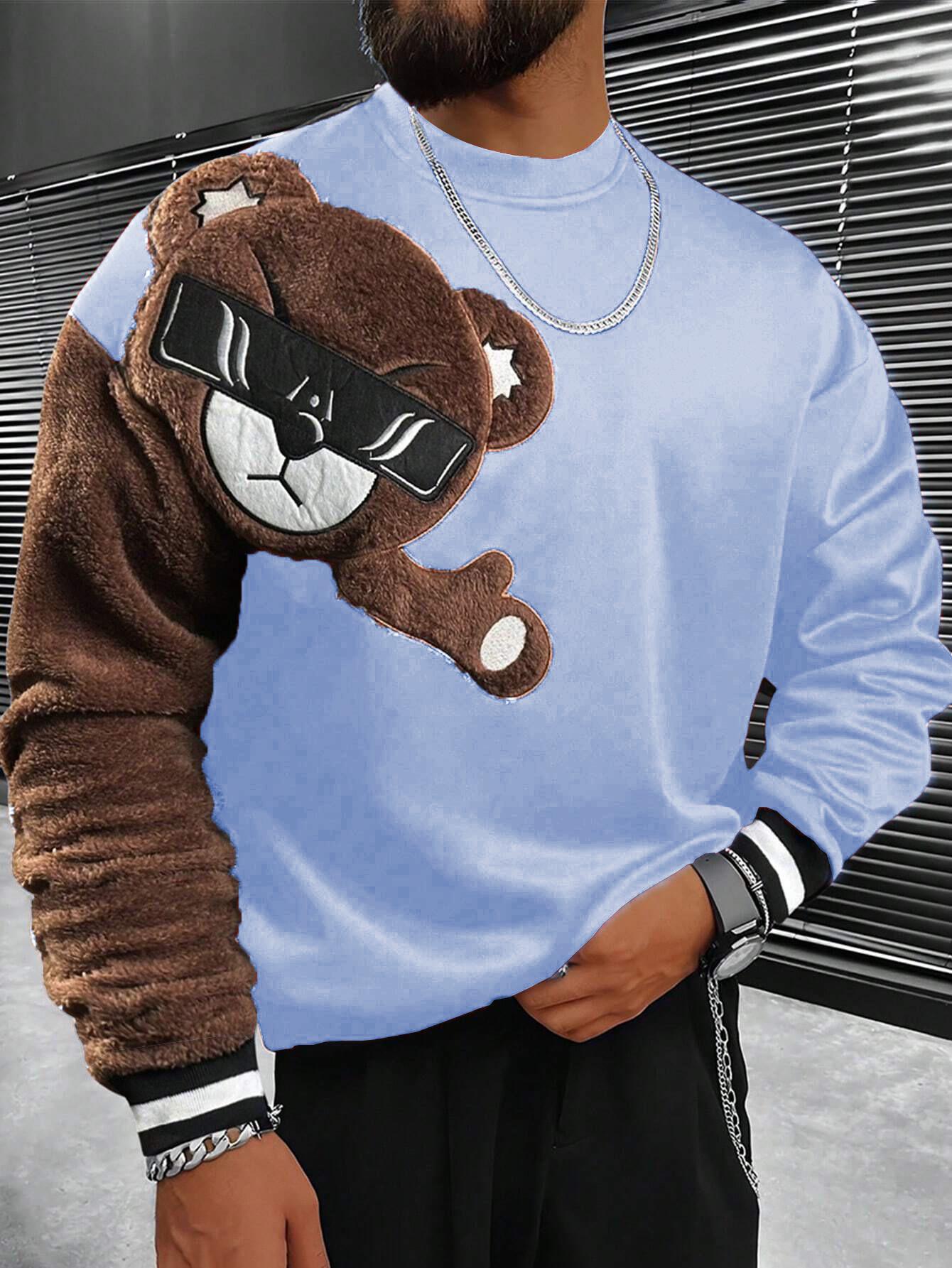 Cross-Border Embroidered Men s Casual Fashion Round Neck Long Sleeve Hoodie Medium світло-синій колір
Cross-Border Embroidered Men s Casual Fashion Round Neck Long Sleeve Hoodie Medium світло-синій колір