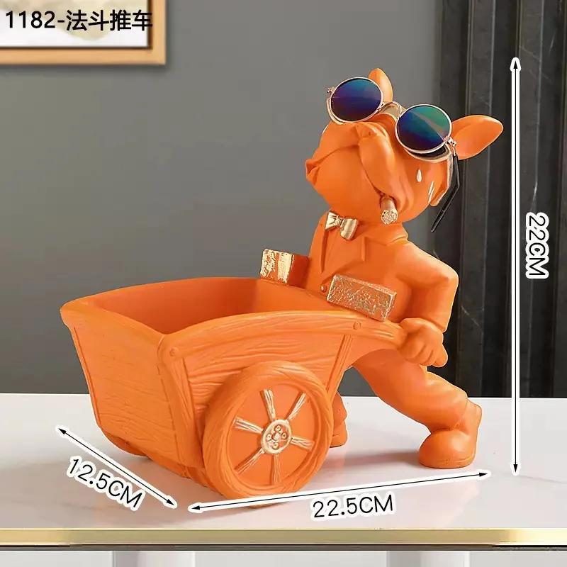 Top Quality Builder French Bulldog With Barrow Dog Statue Live room Decor Resin Sculpture Table Decoration Ornament Decor Dog
Top Quality Builder French Bulldog With Barrow Dog Statue Live room Decor Resin Sculpture Table Decoration Ornament Decor Dog