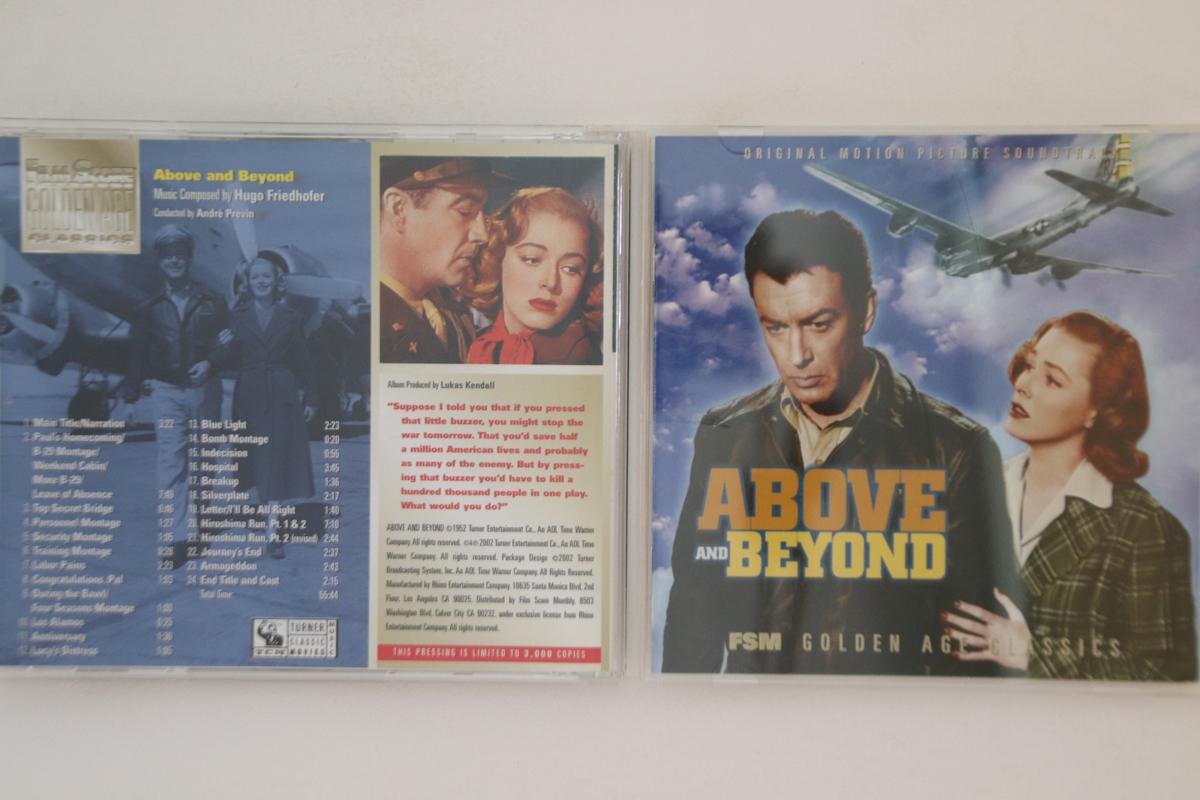 CD OST - Above And Beyond FSMVOL5NO11 FILM SCORE MONT 2002 US Soundtracks & Musicals Used
CD OST - Above And Beyond FSMVOL5NO11 FILM SCORE MONT 2002 US Soundtracks & Musicals Used