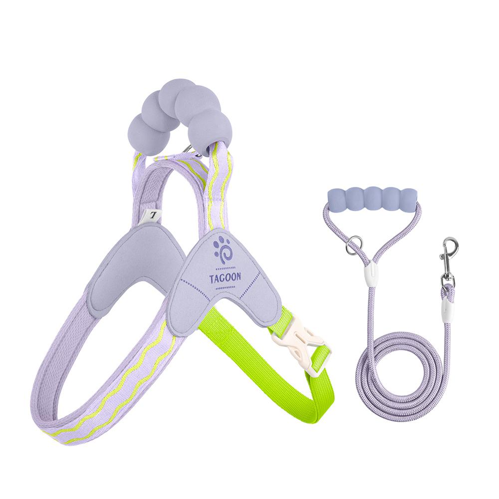 Dog Harness Set Step-In No-Pull Easy Escape Proof Vest with Dual Leash Clips & Reflective Stitching for Puppies Small Dogs M
Dog Harness Set Step-In No-Pull Easy Escape Proof Vest with Dual Leash Clips & Reflective Stitching for Puppies Small Dogs M