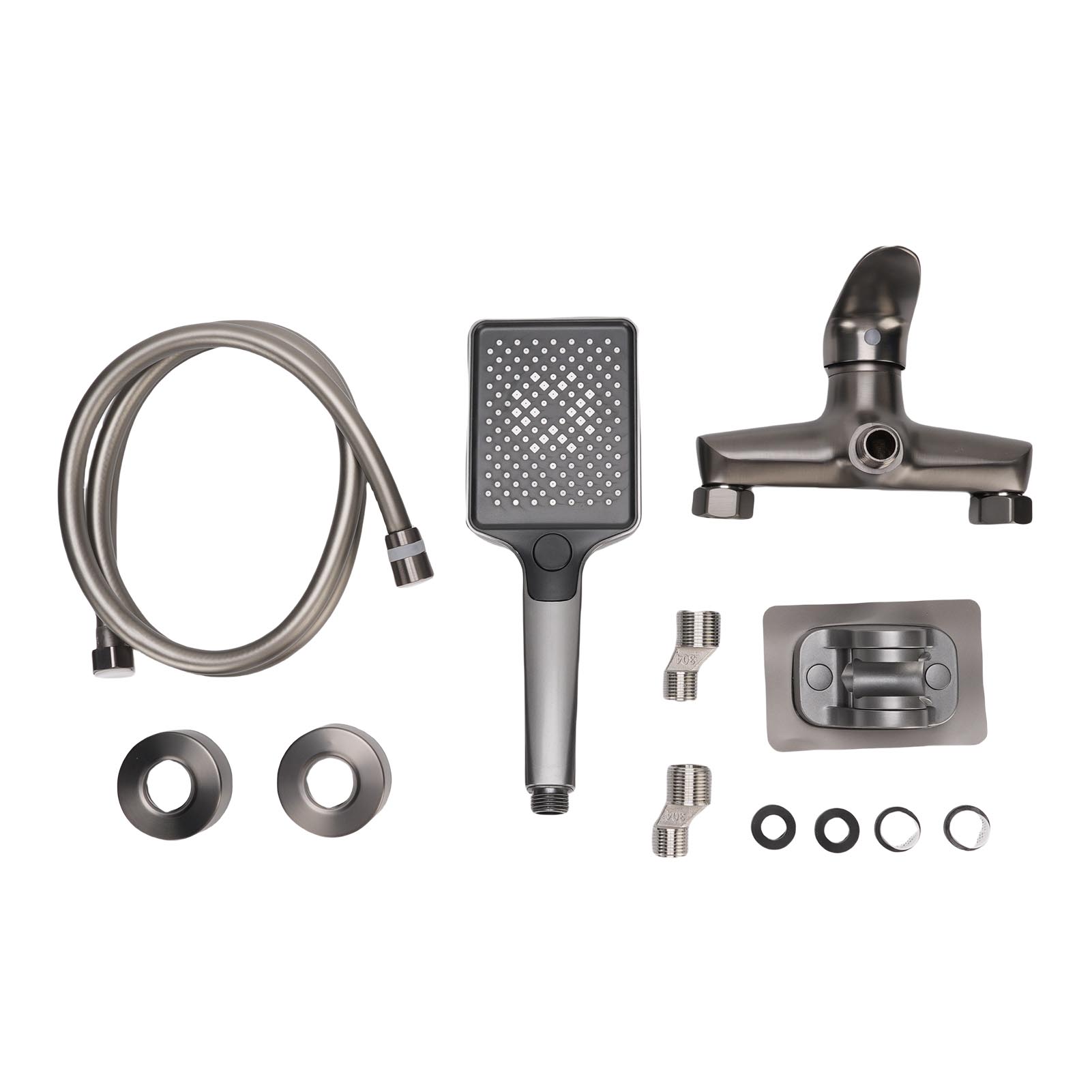 Handheld Shower Head System Kit Copper High Pressure Bathroom Shower Valve Kit with Hose Holder
Handheld Shower Head System Kit Copper High Pressure Bathroom Shower Valve Kit with Hose Holder