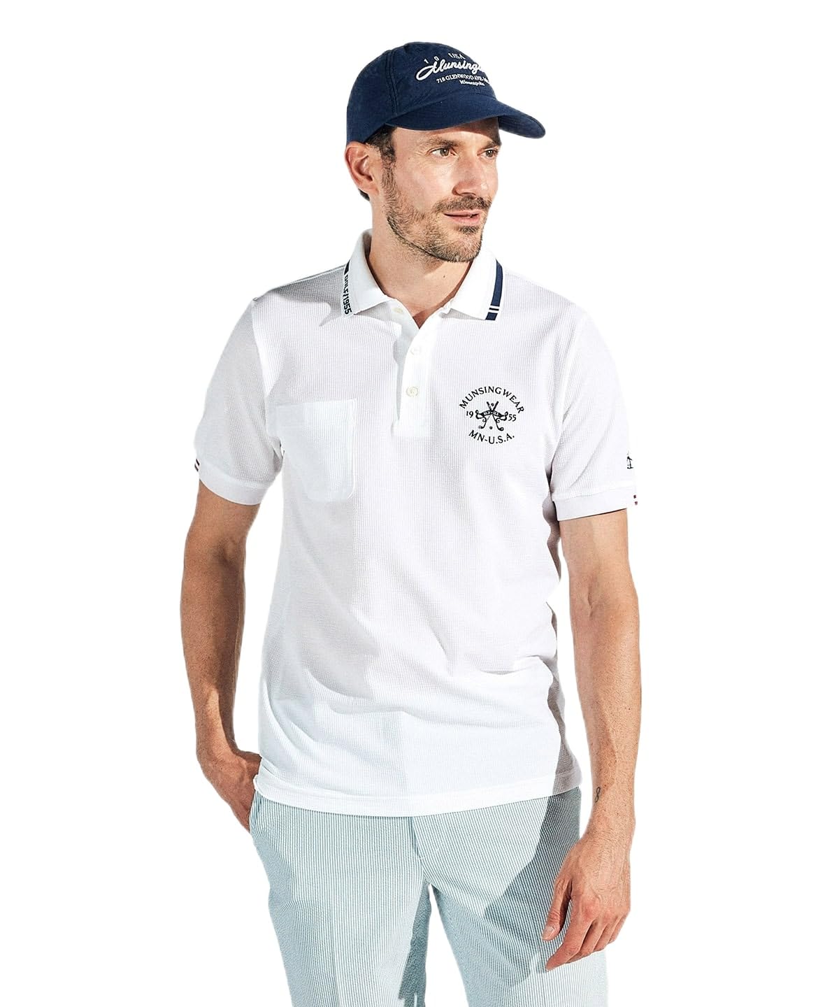 Munsingwear MG5SHS26M Футболка с коротким рукавом с футбольной потливостью Quick WH00 Мужская Воротник, Футболка, Влагоотводящая, Быстросохнущая, Карманы, Гольф, (белый)
Munsingwear MG5SHS26M Футболка с коротким рукавом с футбольной потливостью Quick WH00 Мужская Воротник, Футболка, Влагоотводящая, Быстросохнущая, Карманы, Гольф, (белый)