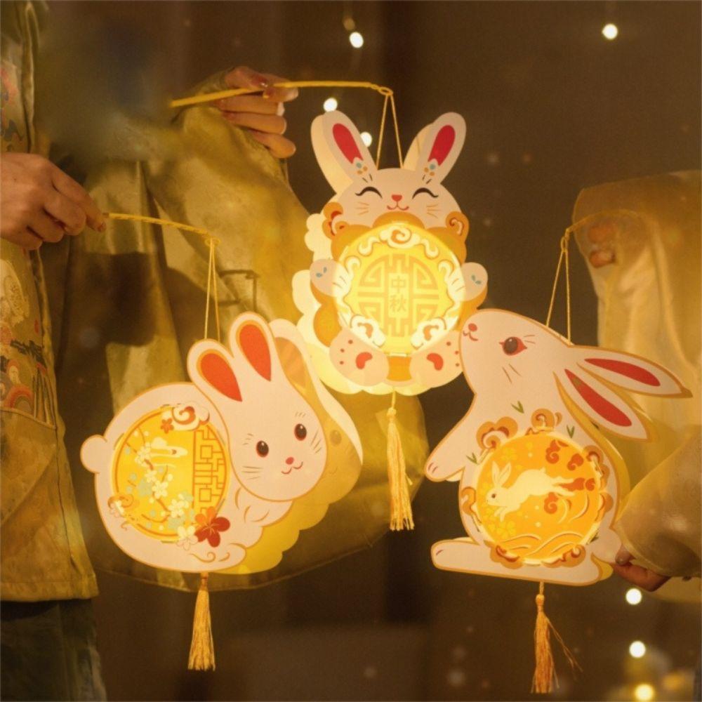 Handmade Handheld Rabbit Lantern Chinese Style Mid-Autumn Festival Lantern Mid-Autumn Festival Style C
Handmade Handheld Rabbit Lantern Chinese Style Mid-Autumn Festival Lantern Mid-Autumn Festival Style C