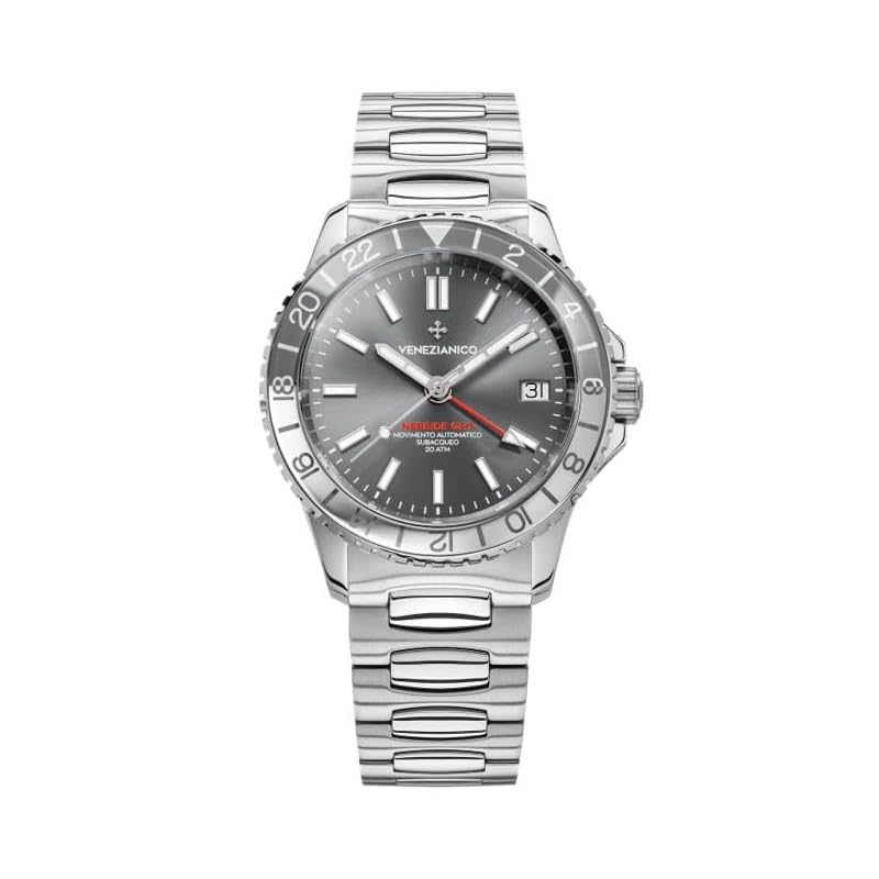 Чоловічий годинник Venezianico Venezinico NEREIDE GMT-3521501C з автоматичним заводом, функція GMT, дайверський годинник, діаметр корпусу: Водонепроникність 39 мм, 20 атм, 2 роки
Чоловічий годинник Venezianico Venezinico NEREIDE GMT-3521501C з автоматичним заводом, функція GMT, дайверський годинник, діаметр корпусу: Водонепроникність 39 мм, 20 атм, 2 роки