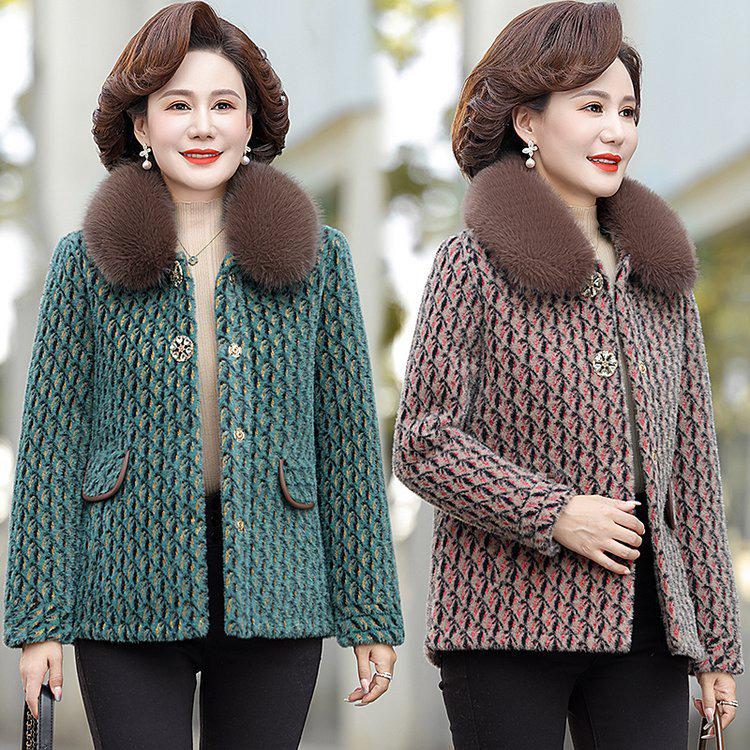 Elegant Mink-Style Winter Coat for Women: Thick, Plus Size Cotton & Wool Blend for Middle-Aged and Elderly 5XL
Elegant Mink-Style Winter Coat for Women: Thick, Plus Size Cotton & Wool Blend for Middle-Aged and Elderly 5XL
