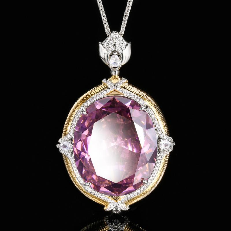 Jewelry Simulation Colored Treasure Big Egg Shape Retro Brushed Craft Pendant Necklace Stone 25 * 30
Jewelry Simulation Colored Treasure Big Egg Shape Retro Brushed Craft Pendant Necklace Stone 25 * 30