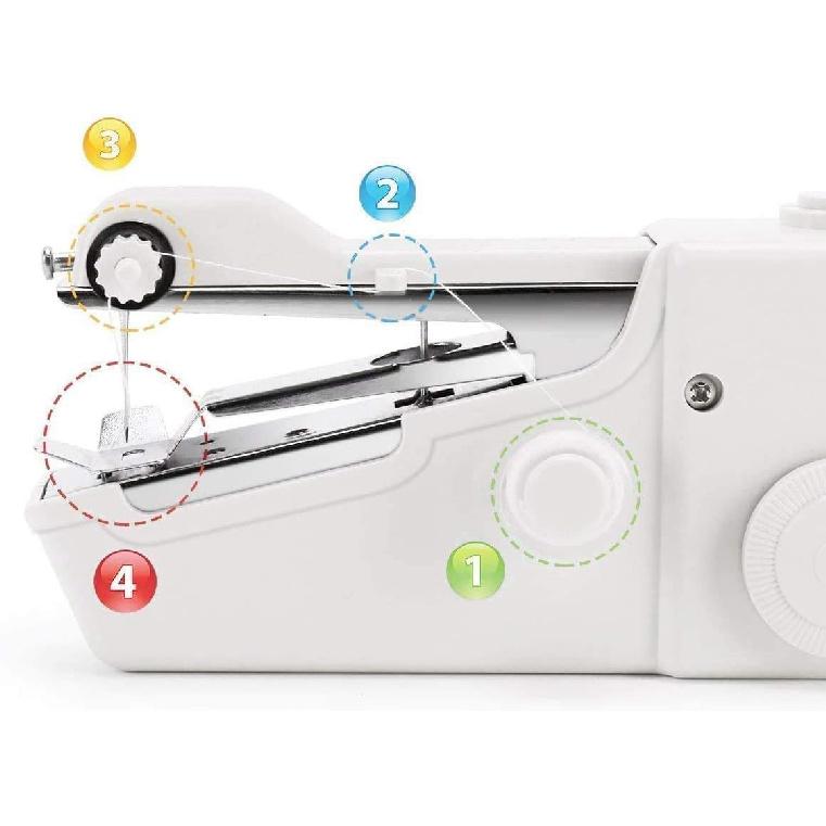 Handheld Sewing Machine, Mini Cordless Portable Electric Sewing Machine Quick Stitch Tool for Fabric, Clothing, or Kids Cloth Home Travel Use
Handheld Sewing Machine, Mini Cordless Portable Electric Sewing Machine Quick Stitch Tool for Fabric, Clothing, or Kids Cloth Home Travel Use