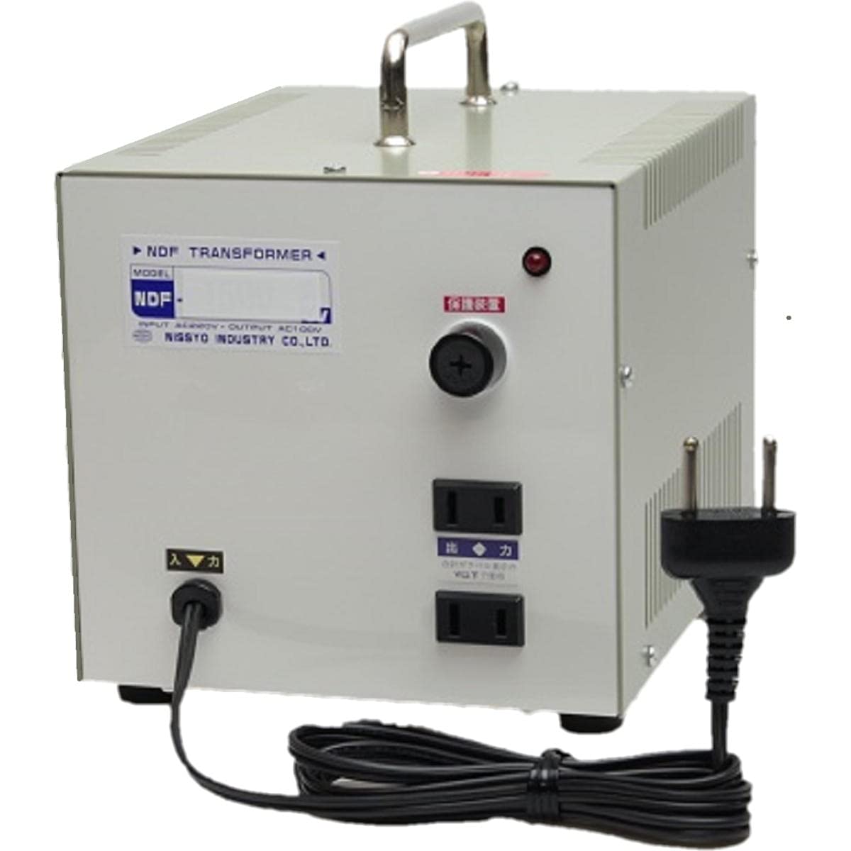 Nissho Kogyo Transformer Overseas Popular Type 1500W NDF Series AC220VAC100V NDF-1500E
Nissho Kogyo Transformer Overseas Popular Type 1500W NDF Series AC220VAC100V NDF-1500E