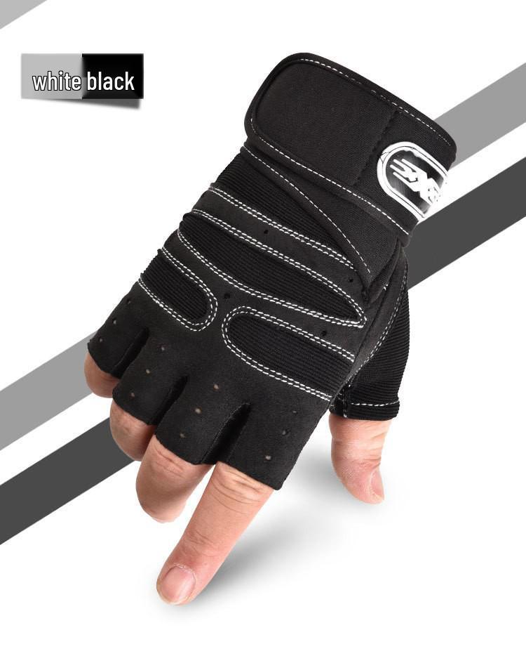 Non-Slip Half-Finger Fitness Gloves with Wrist Support for Men and Women - Perfect for Weightlifting, Cycling, and Sports L
Non-Slip Half-Finger Fitness Gloves with Wrist Support for Men and Women - Perfect for Weightlifting, Cycling, and Sports L