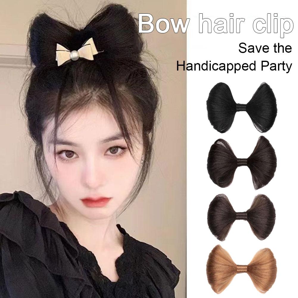 Women Synthetic Hair Bun Bow-knot Hair Clip Hairpiece Accessories Fake Headdress With Women Bun S0A9 dark brown-one size
Women Synthetic Hair Bun Bow-knot Hair Clip Hairpiece Accessories Fake Headdress With Women Bun S0A9 dark brown-one size