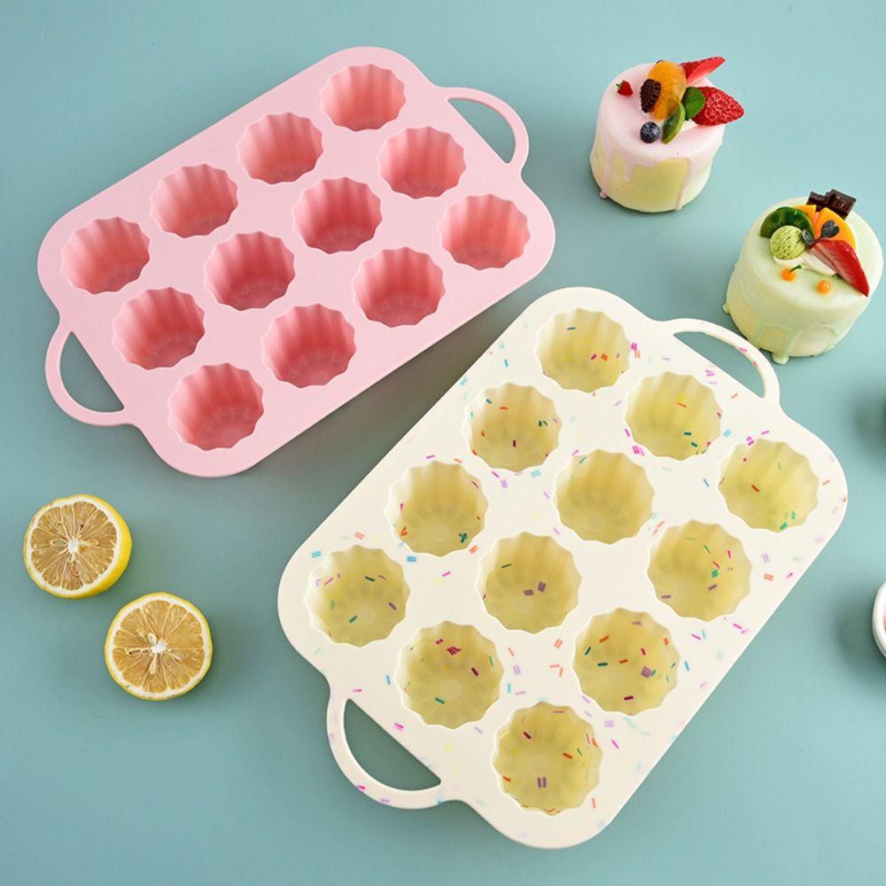 Силиконовая форма для выпечки кондитерских изделий, 12-гнездная посуда для выпечки, инструменты для украшения торта, форма для кексов, конфеты
Силиконовая форма для выпечки кондитерских изделий, 12-гнездная посуда для выпечки, инструменты для украшения торта, форма для кексов, конфеты