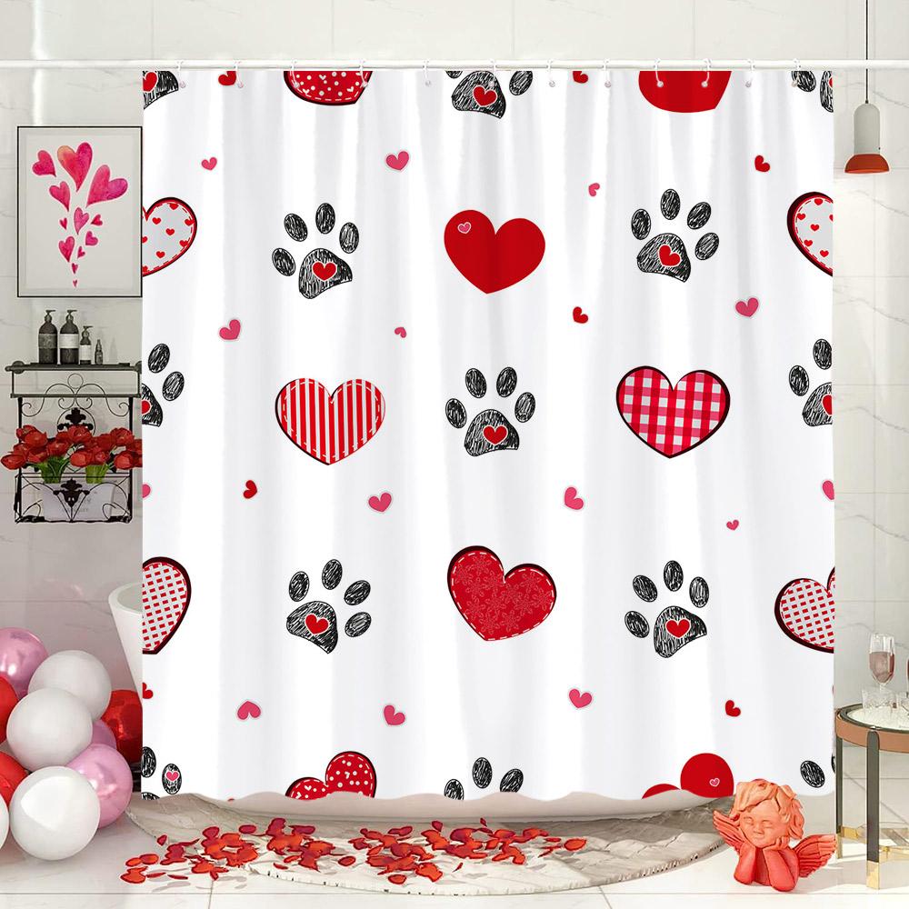 Valentine S Day Love Shower Curtain Black And White Buffalo Check Love Valentine S Day Gift Washable Bath Curtain Bathroom Decor W60H190(CM)-1 Pcs
Valentine S Day Love Shower Curtain Black And White Buffalo Check Love Valentine S Day Gift Washable Bath Curtain Bathroom Decor W60H190(CM)-1 Pcs