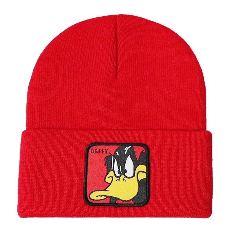 Модная аниме-мультяшная шапка-бини Daffy Duck, зимняя, для улицы, теплая, вязаная, для женщин и мужчин, с защитой ушей, хип-хоп, пуловерная 54-60cm
Модная аниме-мультяшная шапка-бини Daffy Duck, зимняя, для улицы, теплая, вязаная, для женщин и мужчин, с защитой ушей, хип-хоп, пуловерная 54-60cm