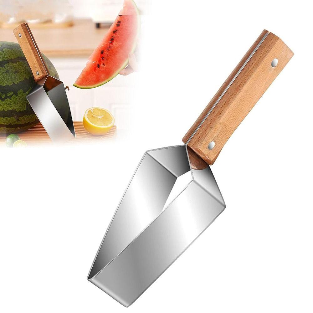 Stainless Steel Watermelon Slicer Handheld Melon Cutting Tool Fruit Cutter Camping Party 1 Pc
Stainless Steel Watermelon Slicer Handheld Melon Cutting Tool Fruit Cutter Camping Party 1 Pc