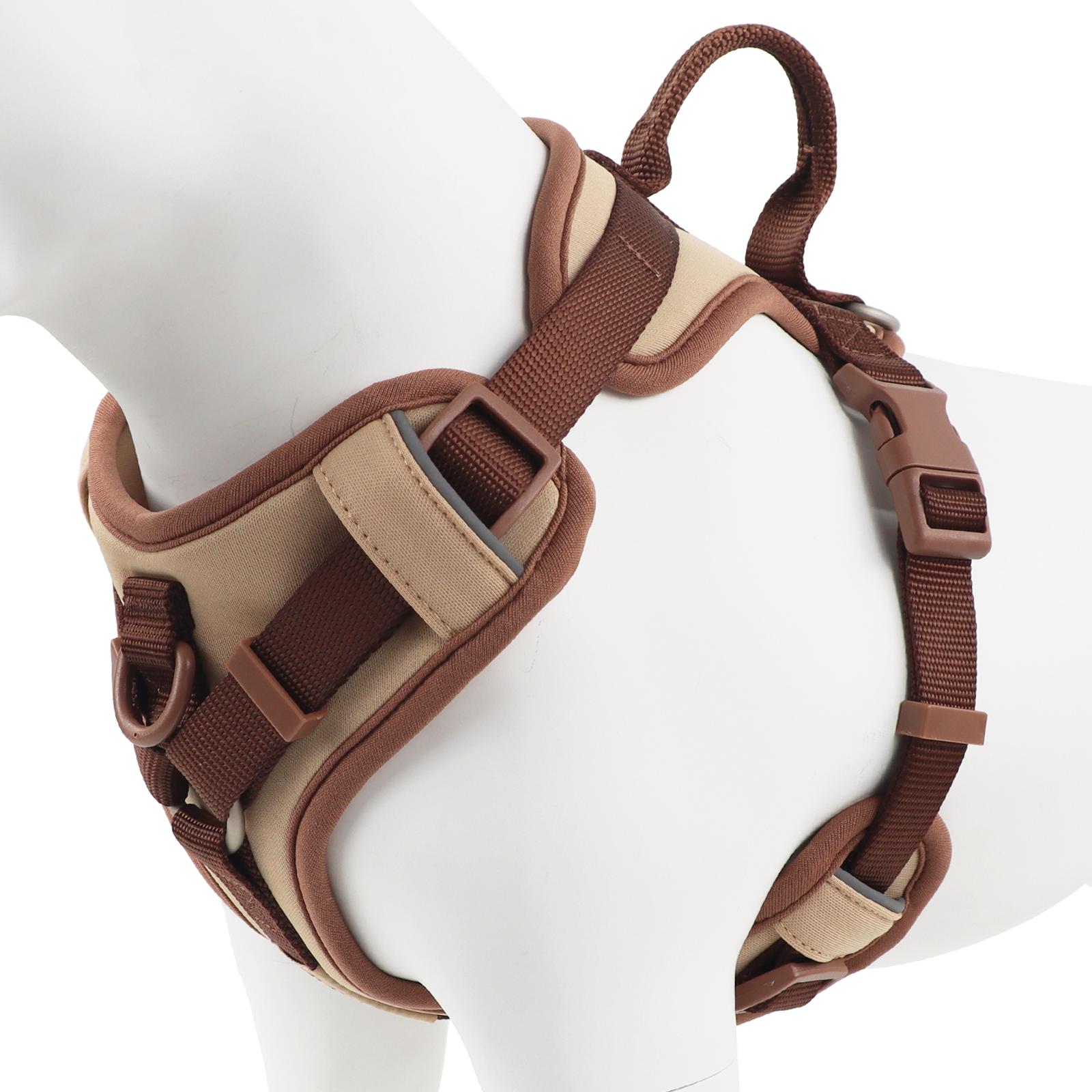 New Chocolate color luxury Dog Harness no pull for large Small dogs Adjustable Chest Strap dog harness personalized S
New Chocolate color luxury Dog Harness no pull for large Small dogs Adjustable Chest Strap dog harness personalized S