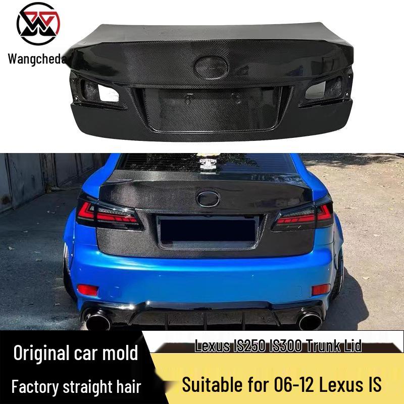 Carbon Fiber Trunk Lid Rear Cover for 2006-2012 Lexus IS250/IS300
Carbon Fiber Trunk Lid Rear Cover for 2006-2012 Lexus IS250/IS300