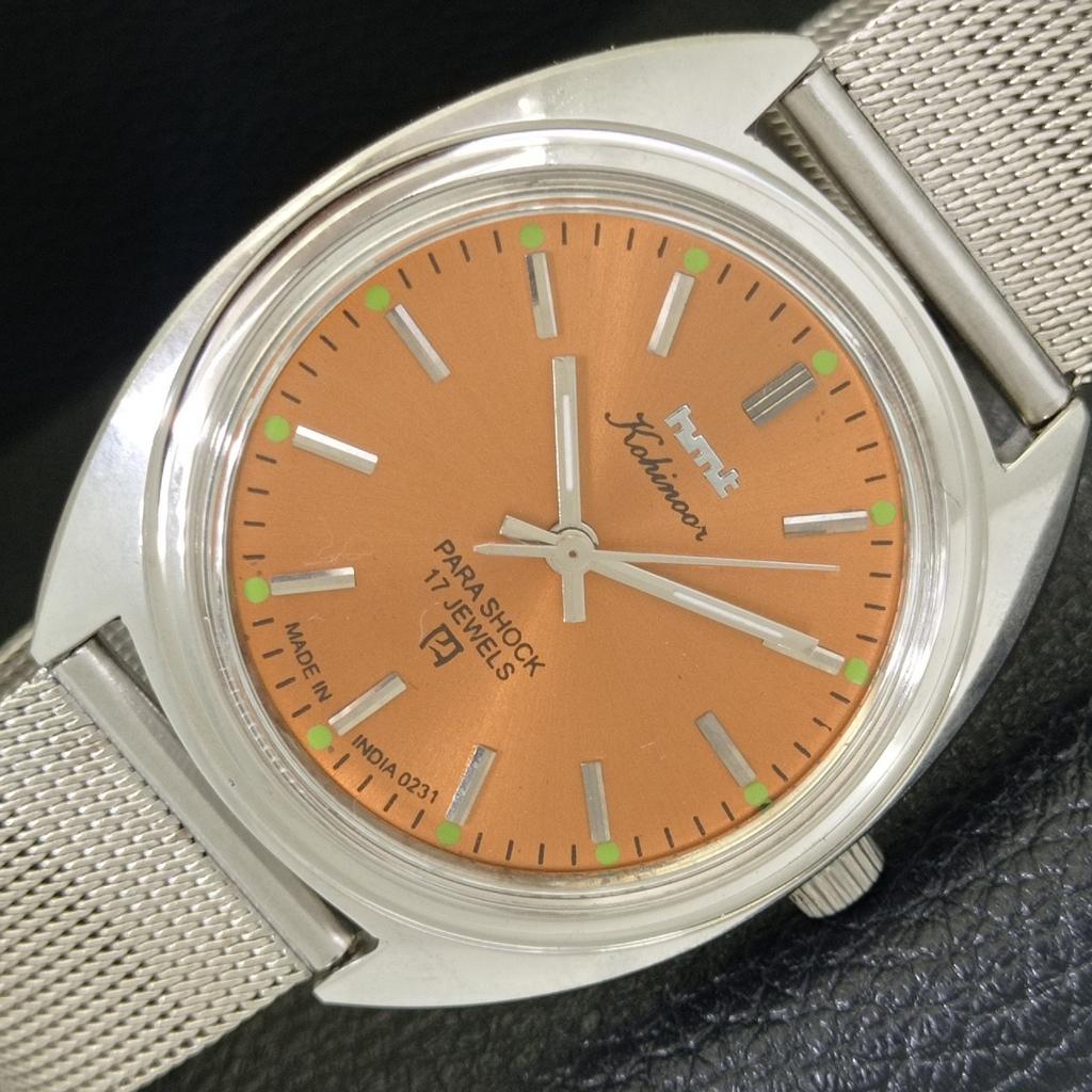HAND-WINDING VINTAGE HMT KOHINOOR INDIAN MENS BROWN COLOR DIAL WATCH a440941-4 HT-a440941
HAND-WINDING VINTAGE HMT KOHINOOR INDIAN MENS BROWN COLOR DIAL WATCH a440941-4 HT-a440941