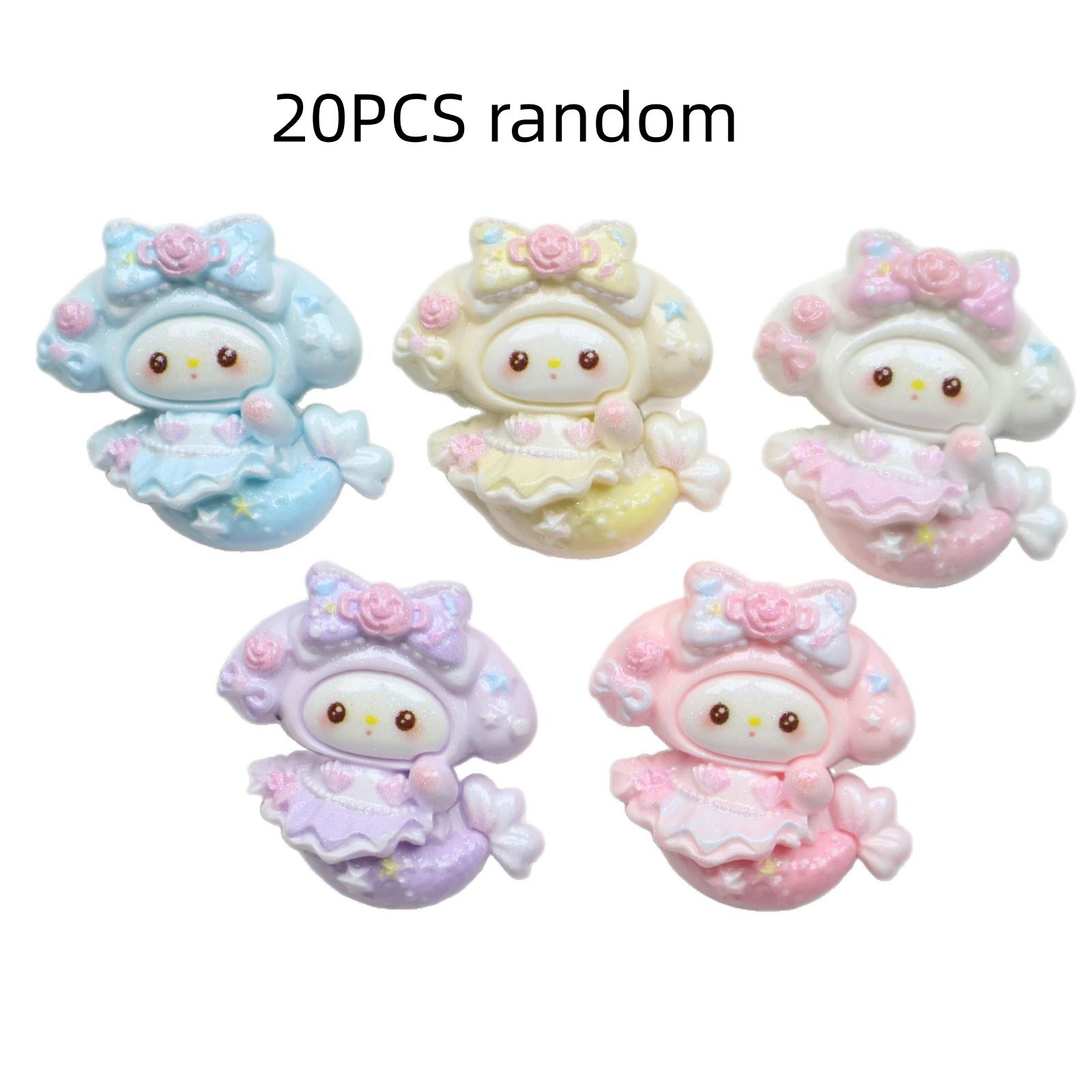20/100PCS Cartoon mermaid lamb DIY cream gel phone case hair clip headband keychain refrigerator sticker resin accessory materia
20/100PCS Cartoon mermaid lamb DIY cream gel phone case hair clip headband keychain refrigerator sticker resin accessory materia