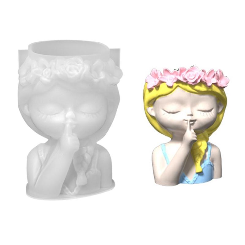 Милі дівчата Тримач для ручок Квітковий горщик Силіконові форми Форма з епоксидної смоли Форма для кашпо для сукулентів своїми руками для декорів зі смоли своїми руками
Милі дівчата Тримач для ручок Квітковий горщик Силіконові форми Форма з епоксидної смоли Форма для кашпо для сукулентів своїми руками для декорів зі смоли своїми руками