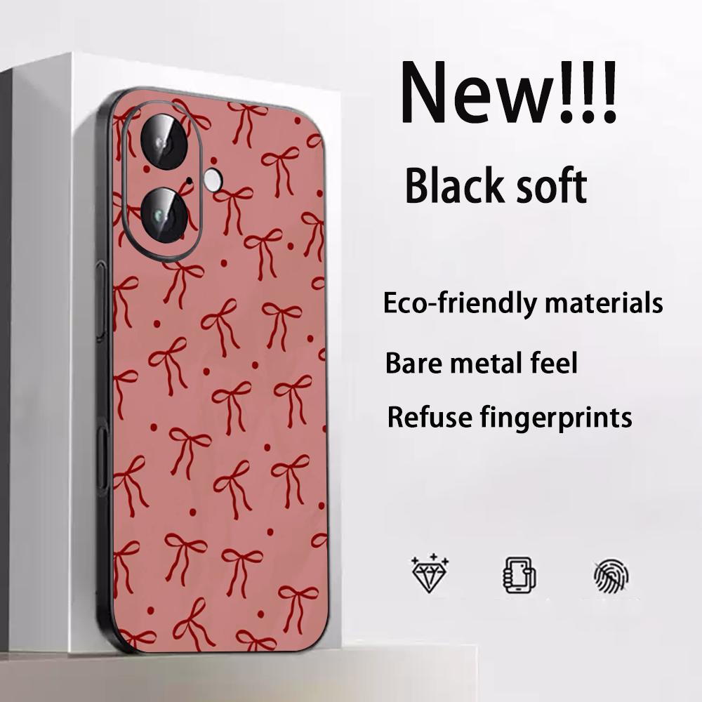 Bow cute pink design ins girl Phone Case For iPhone 17 16 e 15 14 13 12 Plus Mini Pro Max Soft black Shockproof Cover iPhone 13 Pro Max
Bow cute pink design ins girl Phone Case For iPhone 17 16 e 15 14 13 12 Plus Mini Pro Max Soft black Shockproof Cover iPhone 13 Pro Max
