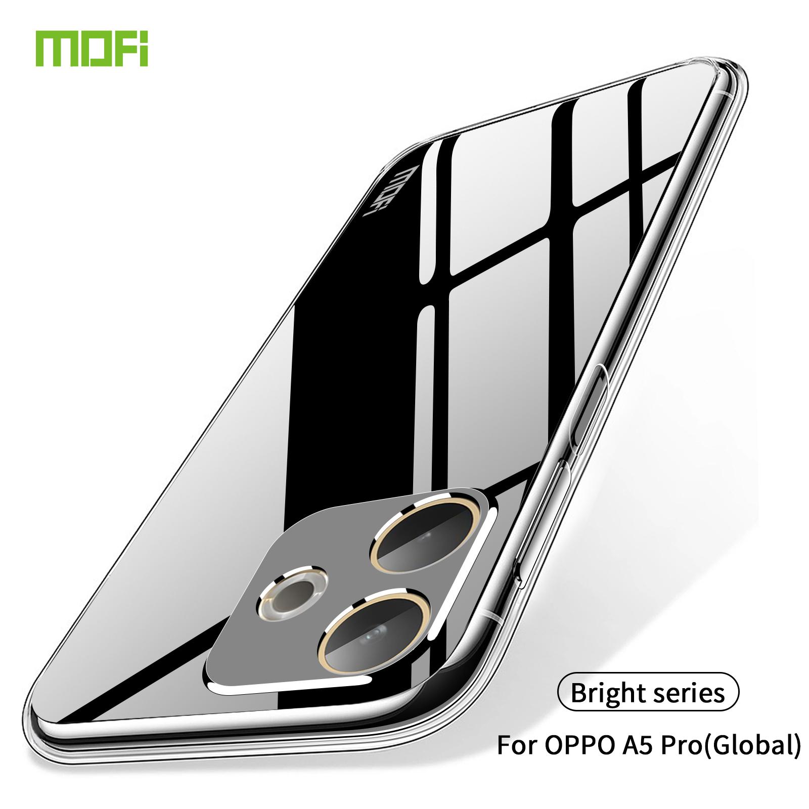For Oppo A5 Pro 5G/Oppo A5 Pro 4G Clear Phone Case MOFI Ultra-Thin TPU Phone Back Cover Transparent
For Oppo A5 Pro 5G/Oppo A5 Pro 4G Clear Phone Case MOFI Ultra-Thin TPU Phone Back Cover Transparent