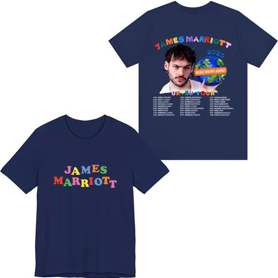 2026 New James Marriott Merch Tour Tshirt Unisex Men Women Shirt Short Sleeve Casual Graphic Tee tshirt 4XL
2026 New James Marriott Merch Tour Tshirt Unisex Men Women Shirt Short Sleeve Casual Graphic Tee tshirt 4XL
