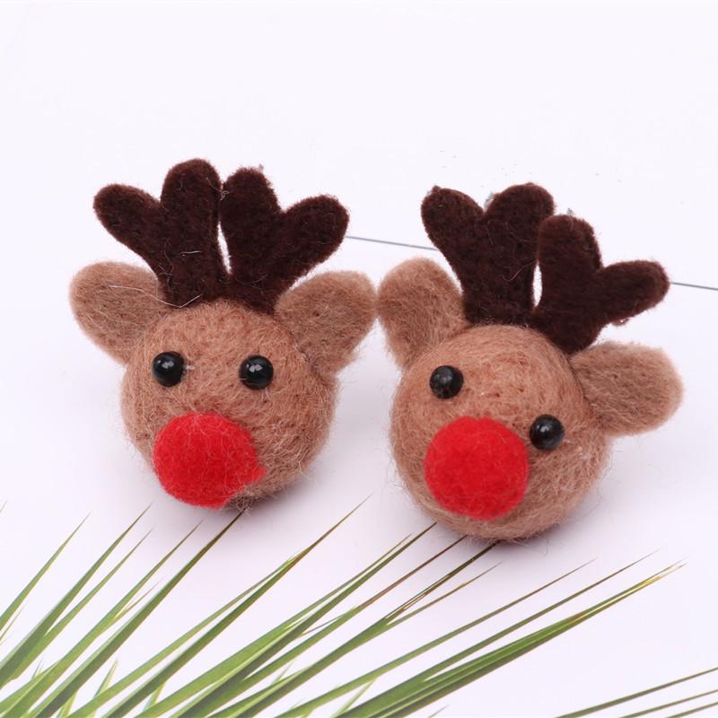 Wool Felt Needle Felting Elk Deer Head - DIY Accessory for Clothing & Christmas Decor
Wool Felt Needle Felting Elk Deer Head - DIY Accessory for Clothing & Christmas Decor