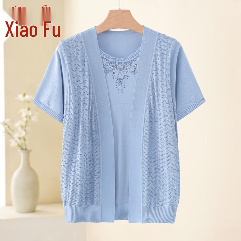 Women s Floral Embroidered Faux-Layered Knit Top 115
Women s Floral Embroidered Faux-Layered Knit Top 115