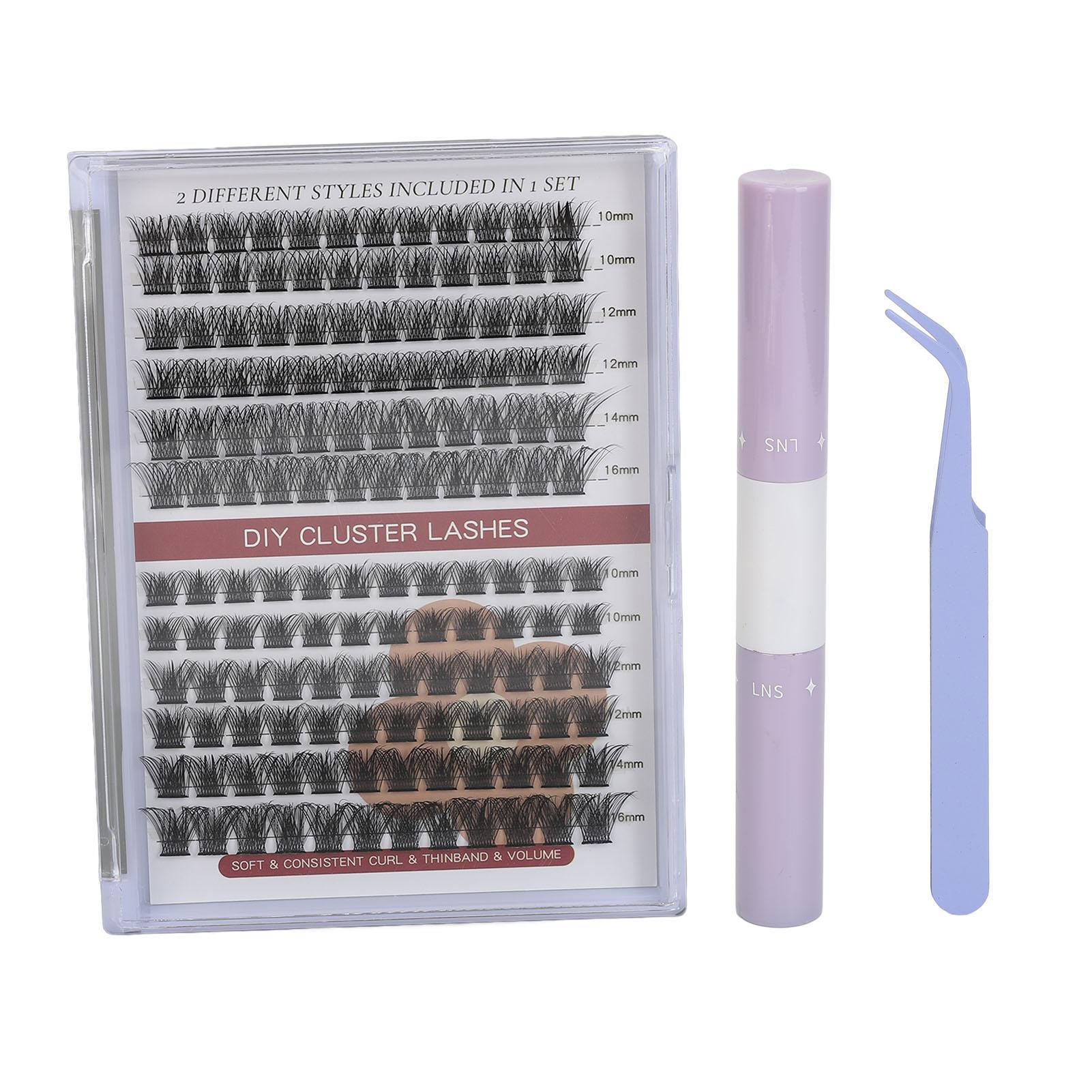 2 In 1 Eyelash Extension Kit DIY Portable Individual Volume Eyelash Cluster with 10ml Liquid C+D 12
2 In 1 Eyelash Extension Kit DIY Portable Individual Volume Eyelash Cluster with 10ml Liquid C+D 12