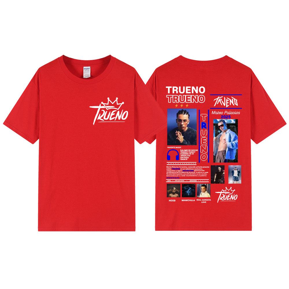 Rapper Trueno Graphic T Shirts Men Women Clothing Fashion Hip Hop Tshirt Summer Casual Loose Short Sleeve Tshirts Streetwear S
Rapper Trueno Graphic T Shirts Men Women Clothing Fashion Hip Hop Tshirt Summer Casual Loose Short Sleeve Tshirts Streetwear S