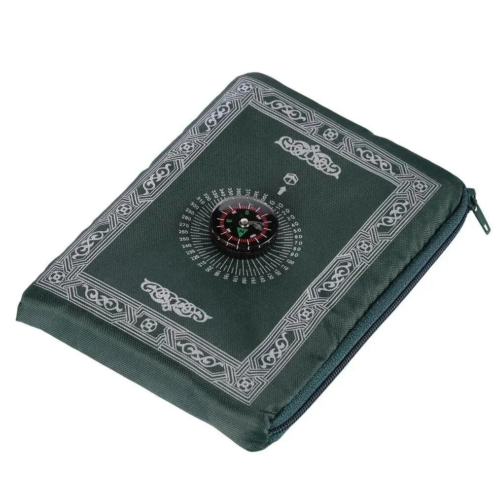 Muslim Prayer Rug Portable Large Size Braided Mats Simply Print with Compass In Pouch Travel Home New Style Pilgrimage Blanket 100X60cm темно-зелений колір
Muslim Prayer Rug Portable Large Size Braided Mats Simply Print with Compass In Pouch Travel Home New Style Pilgrimage Blanket 100X60cm темно-зелений колір