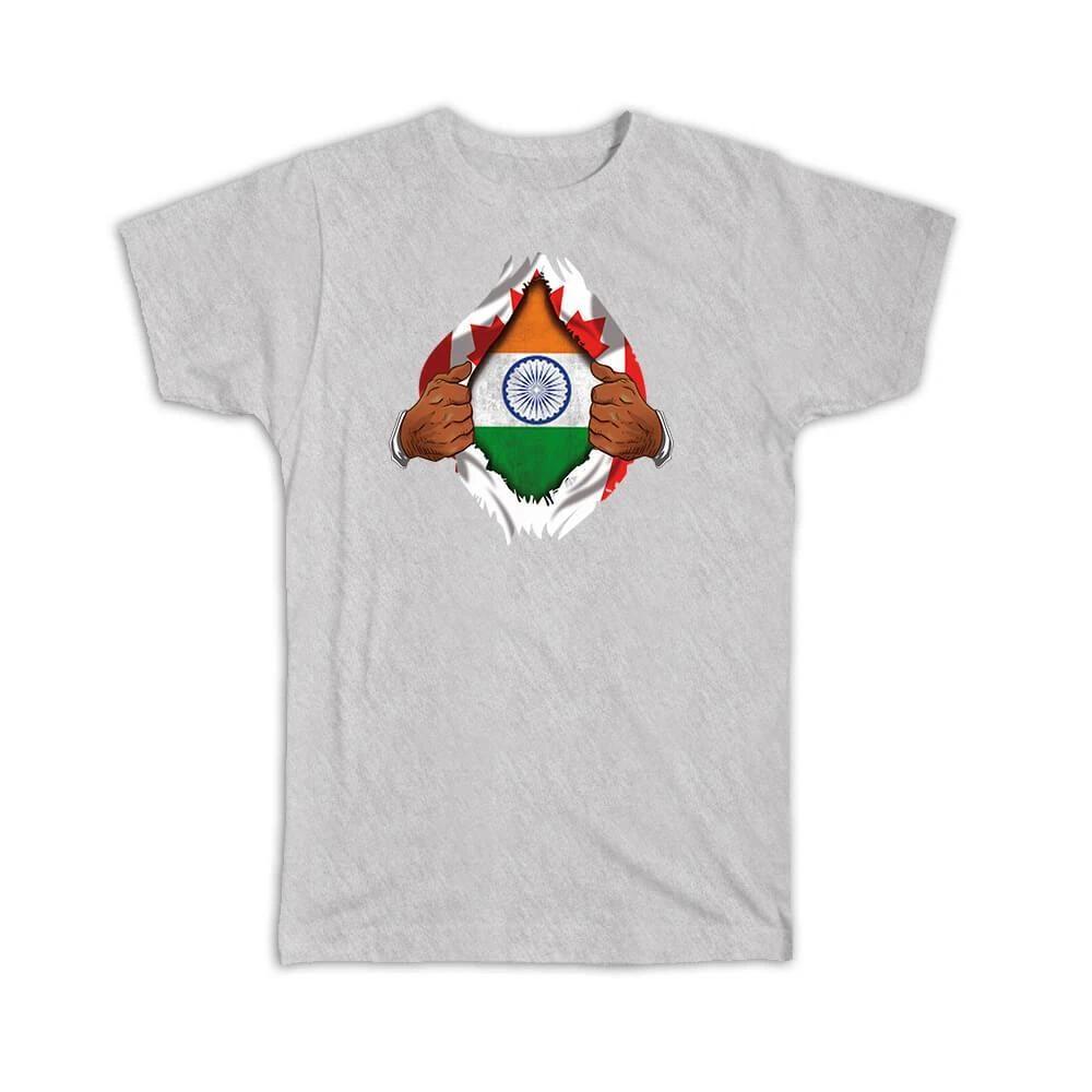 Gift T-Shirt : India Canadian Flag Chest Indian XL
Gift T-Shirt : India Canadian Flag Chest Indian XL