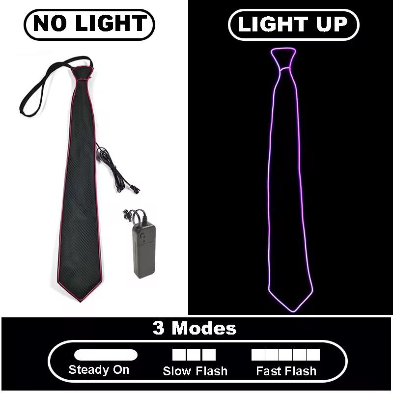 LED Light Up Neckties Luminous Colored Ties Adjustable Flashing LED Light Up Tie For Bar Party Stage Show Festival Funny Gift фиолетовый
LED Light Up Neckties Luminous Colored Ties Adjustable Flashing LED Light Up Tie For Bar Party Stage Show Festival Funny Gift фиолетовый