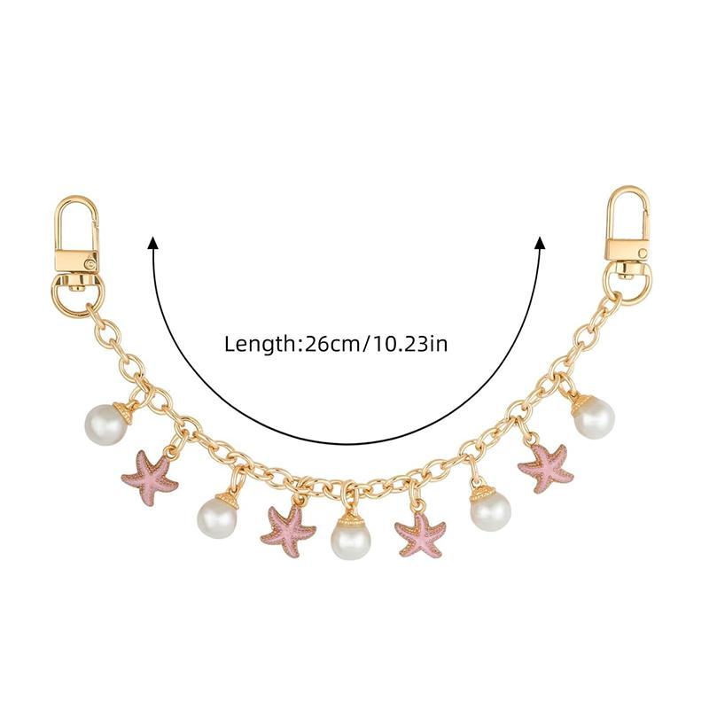 Yogodlns Bag Charms For Handbags Sea Star Shell Pearl Bag Pendant Boho Summer Seashell Jewelry Making DIY Decoration one size розовый
Yogodlns Bag Charms For Handbags Sea Star Shell Pearl Bag Pendant Boho Summer Seashell Jewelry Making DIY Decoration one size розовый