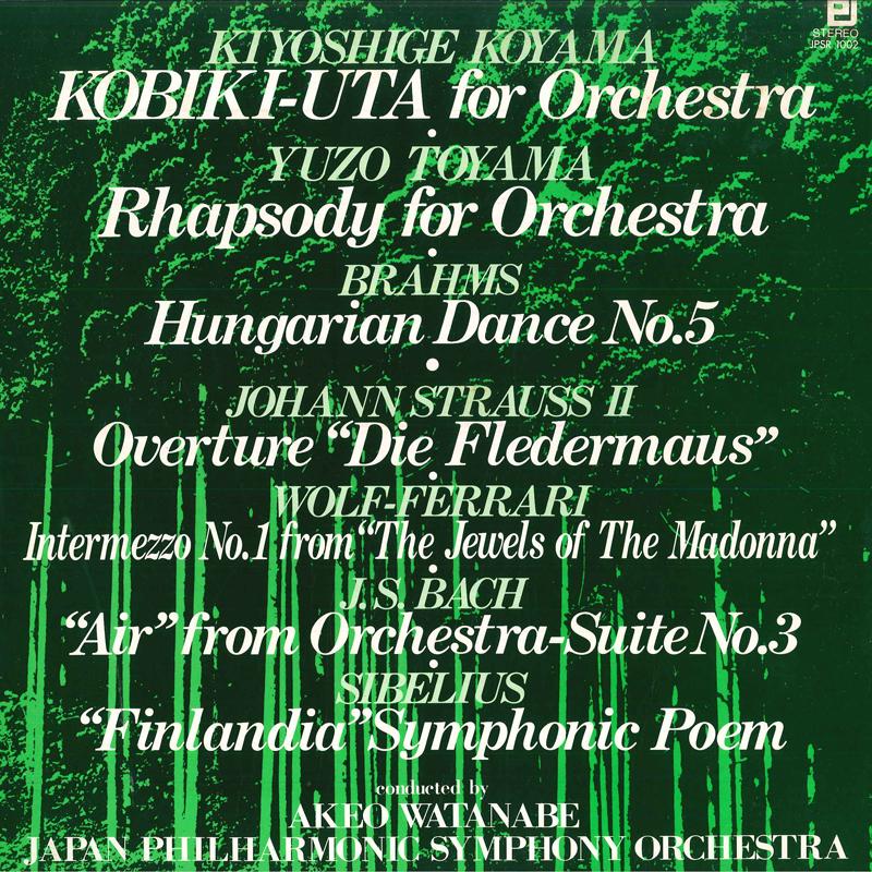 CD AKIO WATANABE, JAPAN PHILHARMONIC O - Kiyoshi Koyama/Kobiki-uta For Orche JPSR1002 TOSHIBA EMI Japan Classical Used
CD AKIO WATANABE, JAPAN PHILHARMONIC O - Kiyoshi Koyama/Kobiki-uta For Orche JPSR1002 TOSHIBA EMI Japan Classical Used