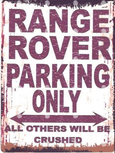 RANGE ROVER PARKING SIGN RETRO VINTAGE STYLE 8x10in 20x25cm garage workshop artAluminum 20x30cm(7.8x11.8inch)
RANGE ROVER PARKING SIGN RETRO VINTAGE STYLE 8x10in 20x25cm garage workshop artAluminum 20x30cm(7.8x11.8inch)