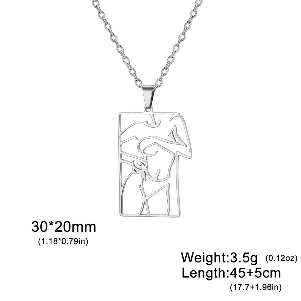 My Shape Shapely Beauty Women Necklaces Charming Pictorial Girl Pendants Pendants Neck Chain Stainless Steel Fashion Jewelry
My Shape Shapely Beauty Women Necklaces Charming Pictorial Girl Pendants Pendants Neck Chain Stainless Steel Fashion Jewelry