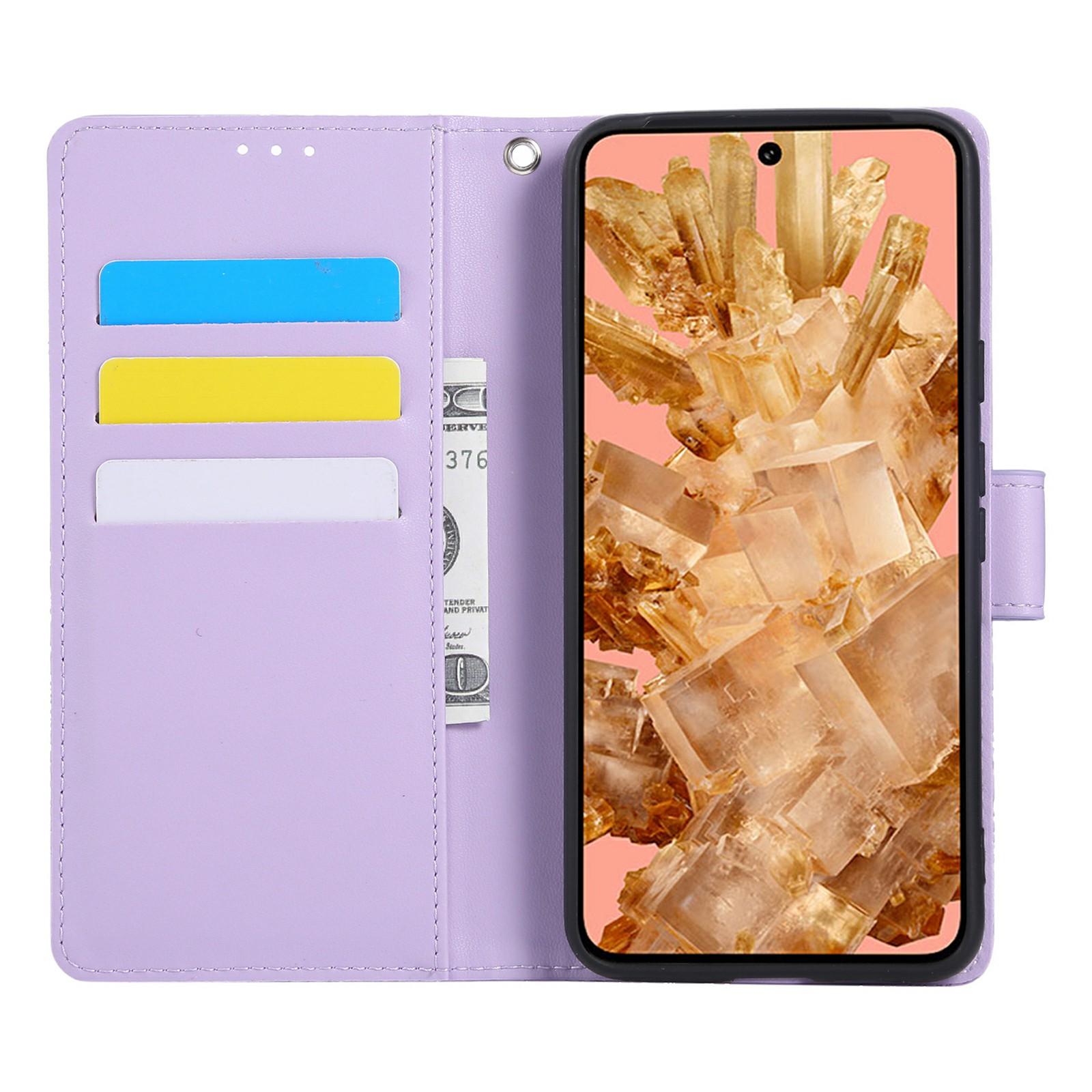 For Google Pixel 8 Case Rose Flower PU Leather Wallet Phone Cover with 3 Card Slots Rose Gold
For Google Pixel 8 Case Rose Flower PU Leather Wallet Phone Cover with 3 Card Slots Rose Gold
