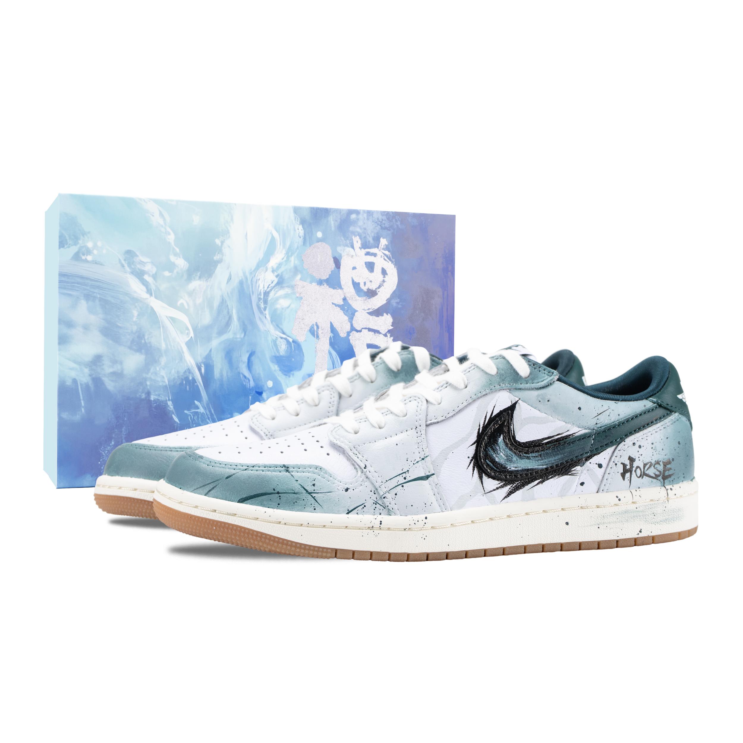 Jordan Air Jordan 1 Celadon Glaze Ink Blade Low top Vintage Basketball Shoes Unisex Jasper CZ0775-133(Team836--SBOX) 44
Jordan Air Jordan 1 Celadon Glaze Ink Blade Low top Vintage Basketball Shoes Unisex Jasper CZ0775-133(Team836--SBOX) 44