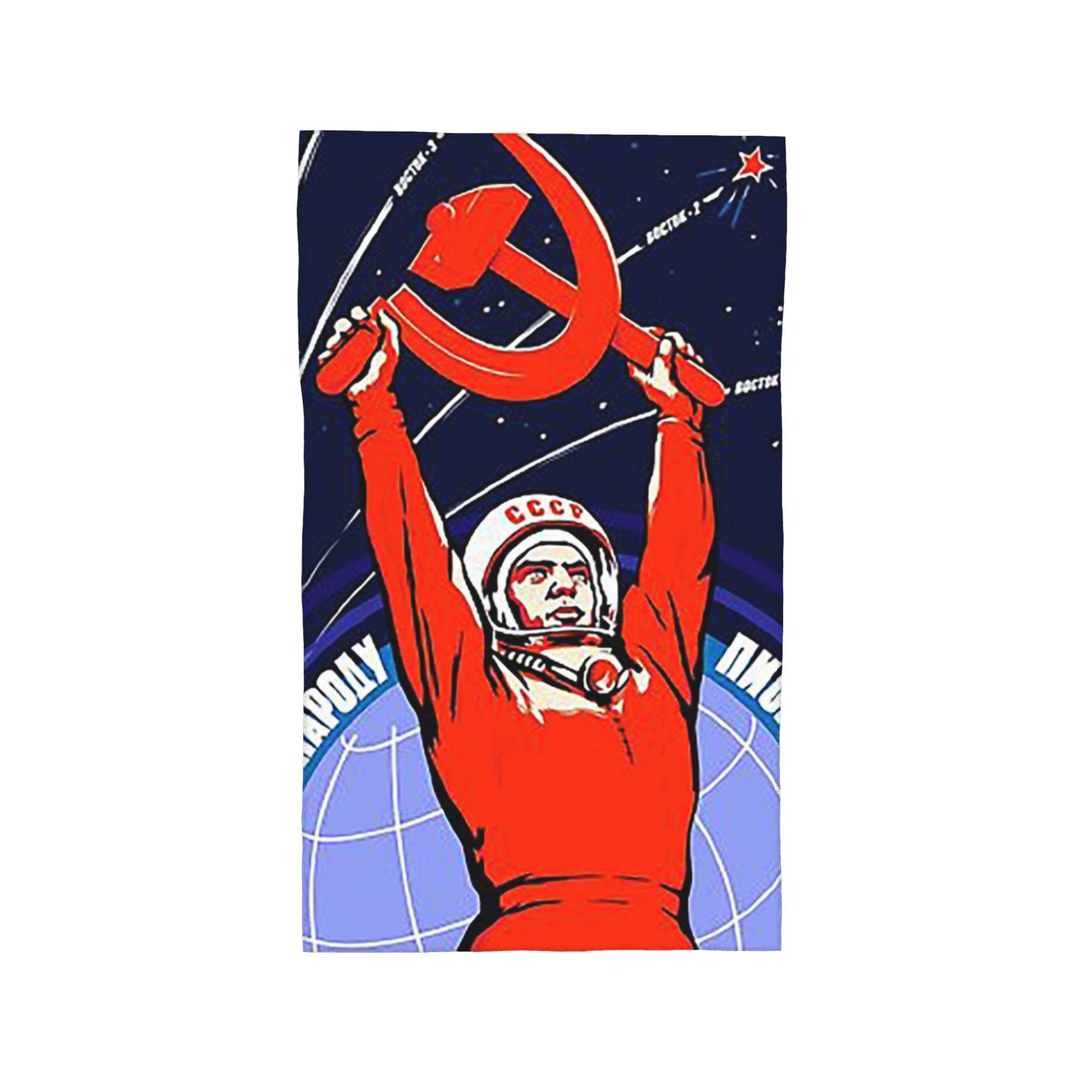 Soviet Propaganda. Yuri Gagarin Soft Face Towel Quick Dry Pool Bath Cotton Towels Absorbent Quick W30*H60(CM)
Soviet Propaganda. Yuri Gagarin Soft Face Towel Quick Dry Pool Bath Cotton Towels Absorbent Quick W30*H60(CM)